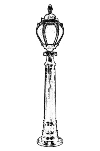 Lampadar de exterior BOP Alb 95x20 cm - Img 2