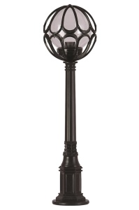 Lampadar de exterior M3B Negru 95x23 cm - Img 1