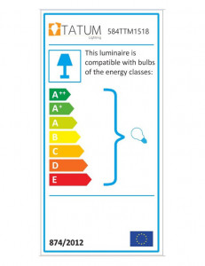 Lampadar Emek - 4086 Negru Vintage - Img 5