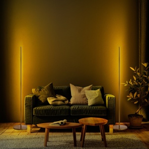 Lampadar Only Auriu 30x30x153 cm - Img 3