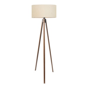 Lampadar PWL-1059, crem/nuc, Ø 38 × 140 cm