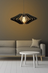 Lustra 170 Negru 59x55 cm - Img 1
