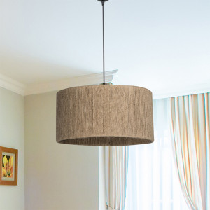 Lustra cu o singura lumina PWL-1184, E27 maro, 40x75 cm - Img 2