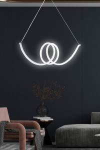 Lustra Eridani White-White Light Alb - Img 2