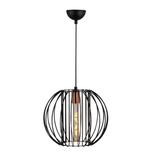Lustra Fellini Negru 33x33x124 cm - Img 2