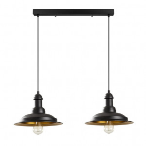 Lustra Saglam - 3776 Negru/Auriu - Img 2