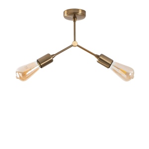 Lustra Sparrow Caramiziu 34x10x26 cm - Img 2