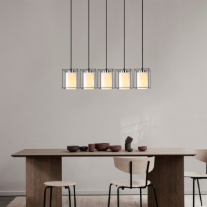 Lustra Swank - 702-5S1 Negru - Img 1
