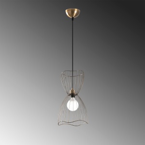 Lustra Zeyno Caramiziu 25x25x121 cm - Img 6