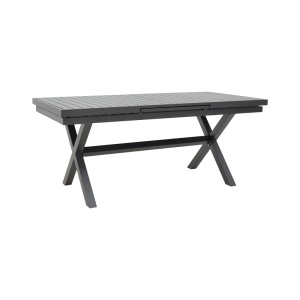 Masa de Gradina Model Dagyn, Gri inchis, 180-240x90x76 cm
