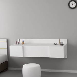 Masă de machiaj Model Zakkum, Alb - Img 3