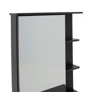 Masa de toaleta cu oglinda Model Ryleigh, 60x40.5x151 cm, Wenge - Img 3