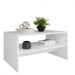 Masuta de Cafea Model Iris, 90x45x46.8 cm, Alb - Img 3
