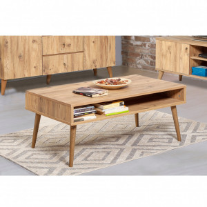 Masuta de Cafea Model Whitney, 110x60x45 cm, Stejar - Img 1