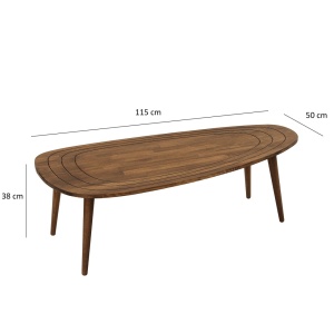Măsuţă de cafea Sweet Nuc 115x38x50 cm - Img 11
