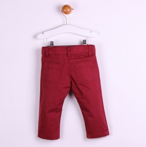 Pantaloni tip jeans grena Newness - Img 2