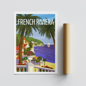Poster A4 City Multicolor 21x29.7 cm - Img 3