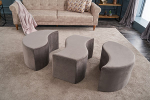 Pouf Alya, Mink - Img 2