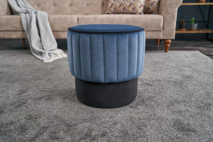 Pouf Rose, Albastru - Img 1