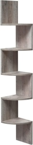 Raft de colț Model Kace, Rustic, 127.5x20x20 cm - Img 3