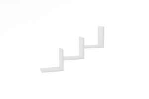 Raft Mist Alb 90x60x19.6 cm - Img 3