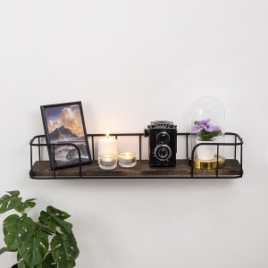 Raft Syringa Negru 60x10x15 cm - Img 3