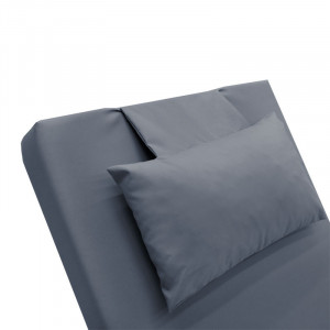 Saltea sezlong Sunset gri 65x185x10cm - Img 6