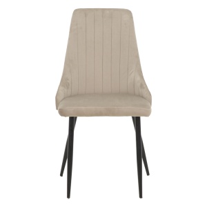 Scaun Azori, gri-bej/negru, 49x55x85 cm - Img 4