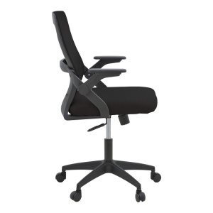 Scaun birou Model Reji, Negru, 58x60x99 cm - Img 3