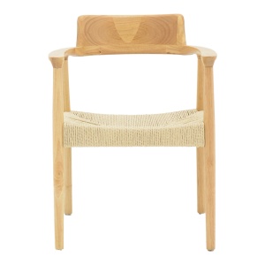 Scaun cu Brate Model Jojene, Natur, 58x54x79 cm - Img 4