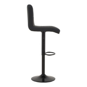 Scaun de bar Remina V1, negru, 44x44x112 cm - Img 4