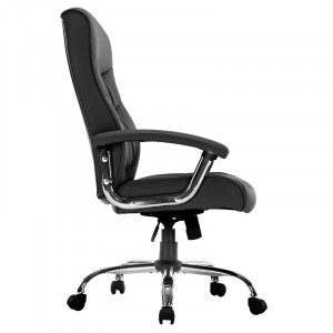 Scaun de birou manager Primrose piele ecologica negru - Img 3