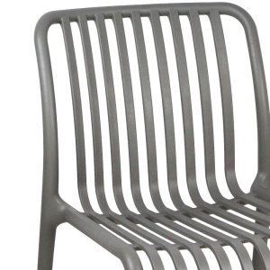 Scaun de Gradina Zoi, gri antracit, 42x58x79 cm - Img 6