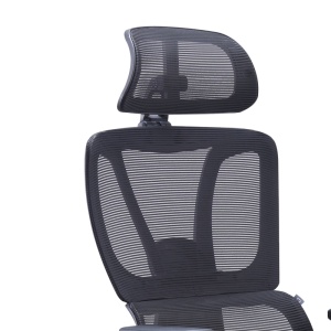 Scaun directorial Aish, negru, 64x66x120-130 cm - Img 5