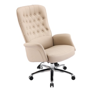 Scaun directorial Kaline, bej, 69x79x115-123 cm - Img 3