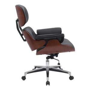Scaun directorial Kobane, negru, 84x75x113.5 cm - Img 3