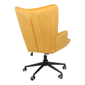 Scaun directorial Lobima, galben, 68x71x105-112 cm - Img 2