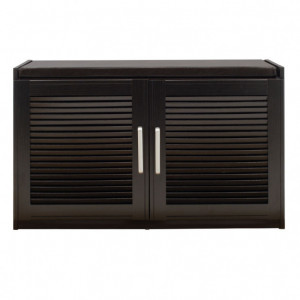 Scaun Dulap Pantofi Crispy 9 Perechi Wenge 94x34,5x60 cm - Img 3