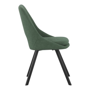 Scaun Initiate, verde/negru, 48x57x85 cm - Img 4