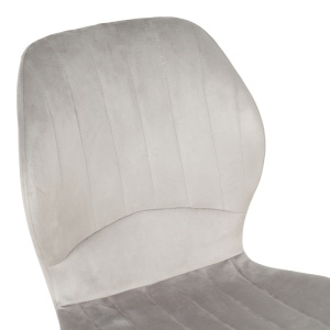 Scaun Jelour, gri/negru, 46.5x60x84 cm - Img 5