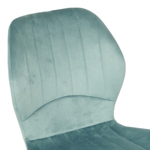 Scaun Jelour, verde fistic/negru, 46.5x60x84 cm - Img 5