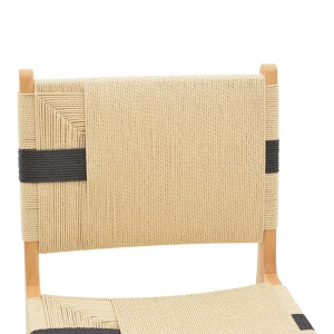 Scaun Julien, natural/negru, 61x54x85 cm - Img 6