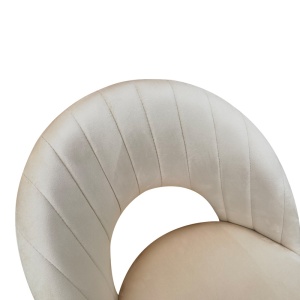 Scaun Lovingo, bej/natural, 50x47x85.5 cm - Img 5