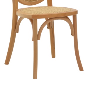 Scaun Model Camil, Natur, 45x50x94 cm - Img 8