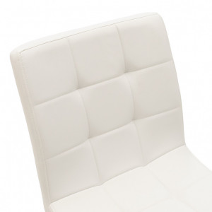 Scaun Model Cian, Alb/Stejar, 43x56x81 cm - Img 6