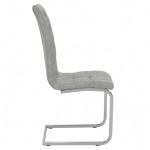 Scaun Model Darrell, Gri antichizat, 42x49x106 cm - Img 4