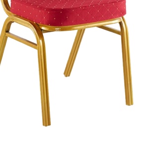Scaun Model Hilton, RED/Auriu, 45x51x96 cm - Img 3