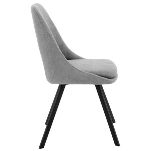 Scaun Model Initiate, Gri/Negru, 48x57x85 cm - Img 3