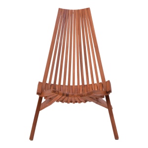 Scaun Model lounge, Natur, 101x63x80 cm - Img 4