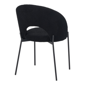 Scaun Model Masebo, Negru/Negru, 48x58.5x82 cm - Img 2